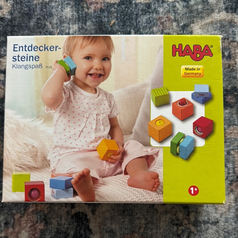 HABA Fun with Sounds Wooden Discovery Blocks - Multicolor
